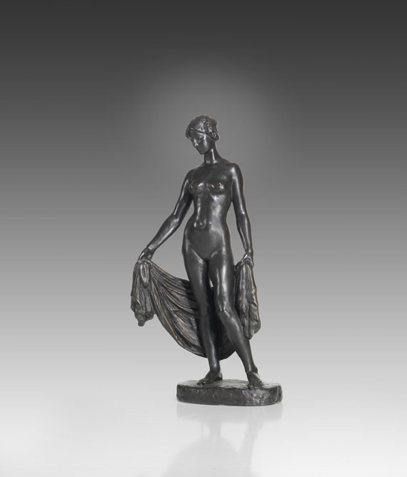 Fritz Klimsch - Mädchen mit Tuch - Weitere Abbildung