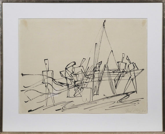 Ernst Wilhelm Nay - Fischer - Rahmenbild