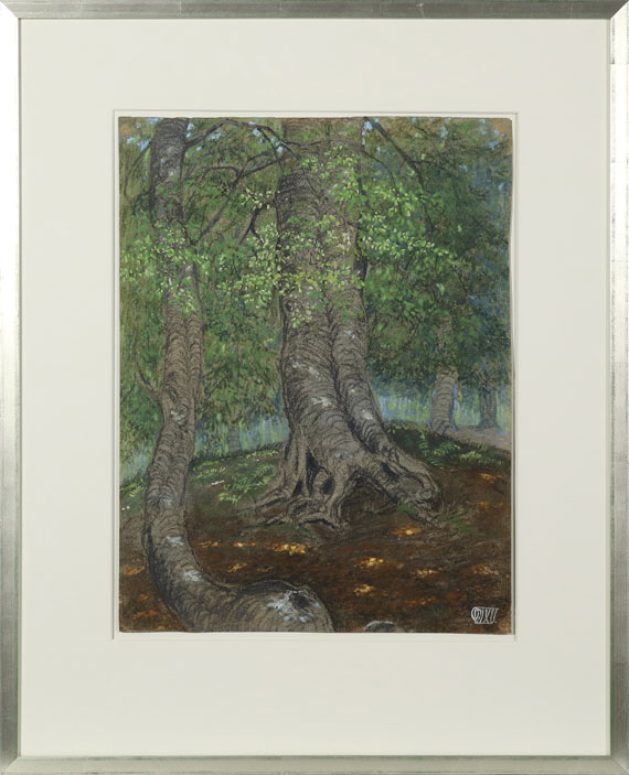 Otto Dix - Waldlichtung - Rahmenbild