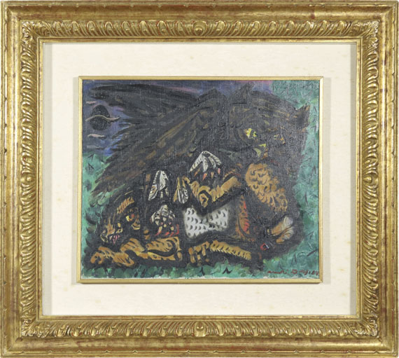 André Masson - Hibou avec lièvre - Rahmenbild