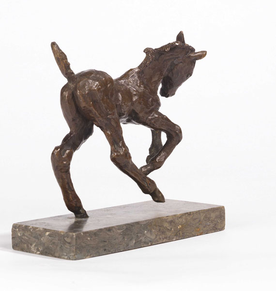 Renée Sintenis - Springendes Fohlen - Rückseite