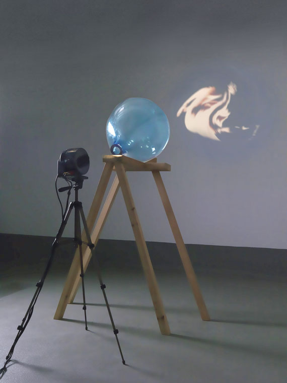 Tony Oursler - Blue Transmission