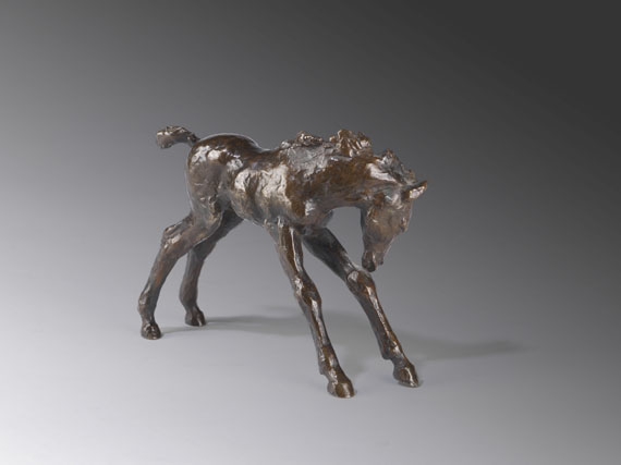 Renée Sintenis - Sich leckendes Fohlen - Weitere Abbildung