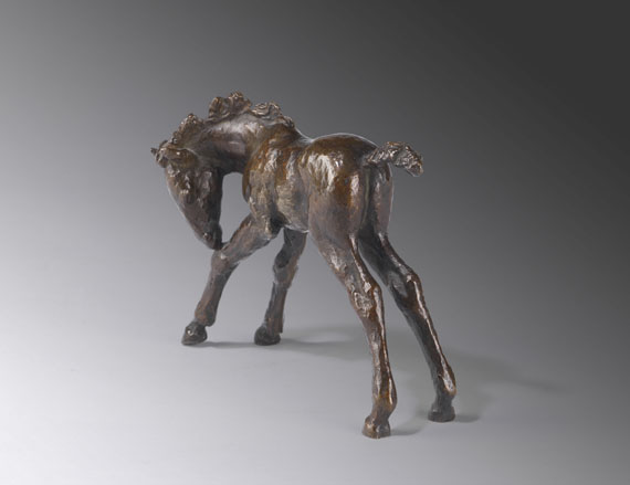 Renée Sintenis - Sich leckendes Fohlen - Weitere Abbildung