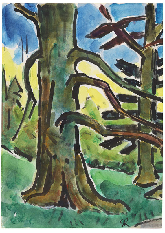 Karl Schmidt-Rottluff - Waldstück