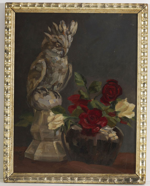 Leo Putz - Der Kakadu - Rahmenbild