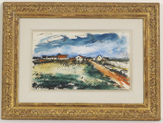 Maurice de Vlaminck - Les champs jaunes - Rahmenbild