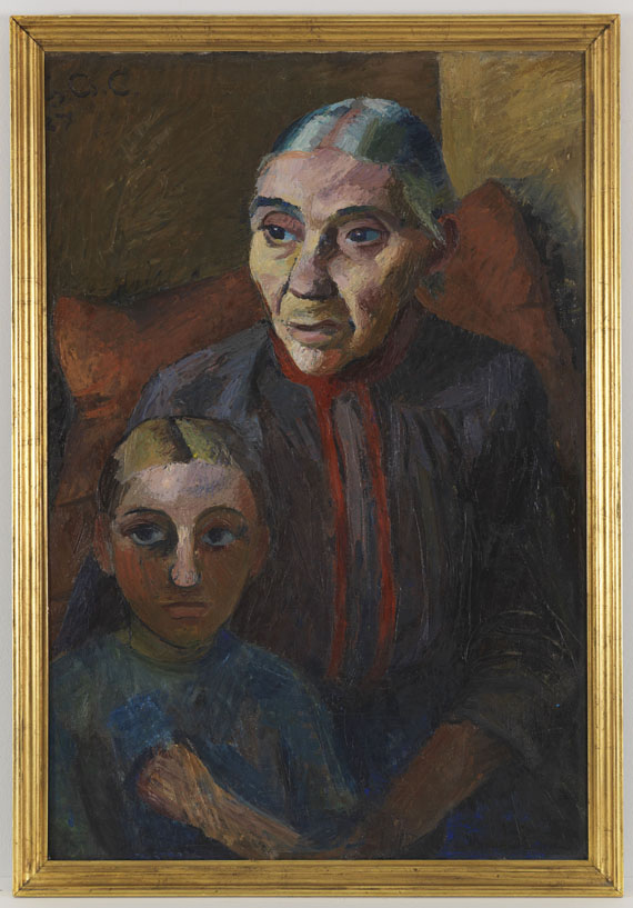 Grete Csaki-Copony - Großmutter und Enkelin - Rahmenbild