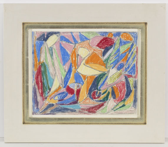 Adolf Hölzel - Ohne Titel - Rahmenbild