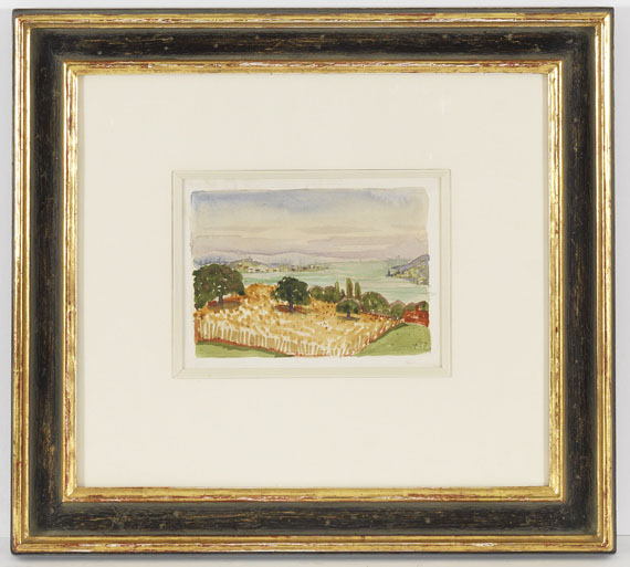 Otto Dix - Blick auf die Insel Reichenau - Rahmenbild
