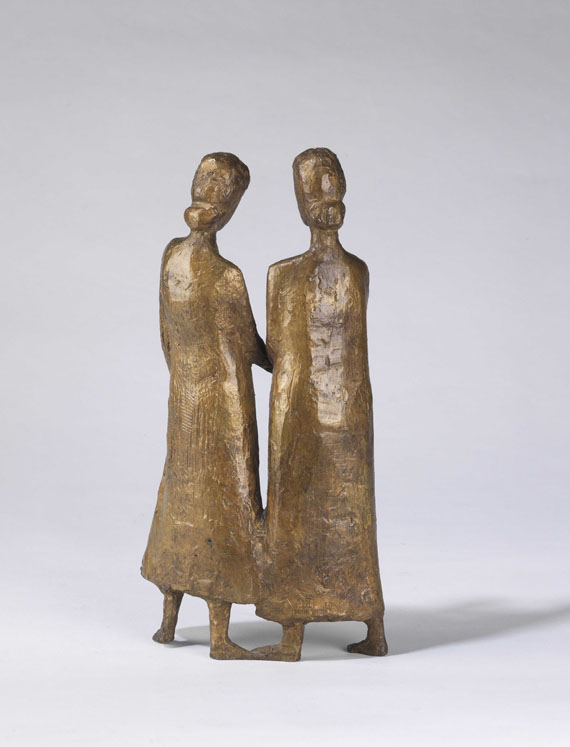 Gerhard Marcks - Zwei Frauen - Rückseite