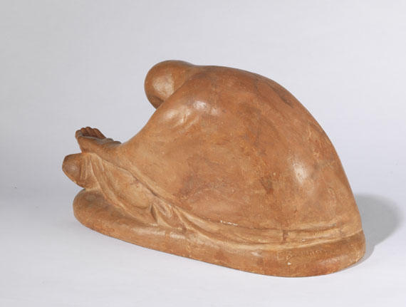 Ernst Barlach - Russische Bettlerin II - Rückseite