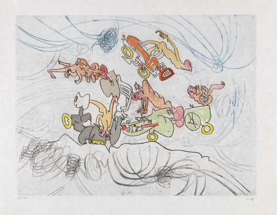 Roberto Sebastian Echaurren Matta - Les Oh-Tomobiles - Weitere Abbildung