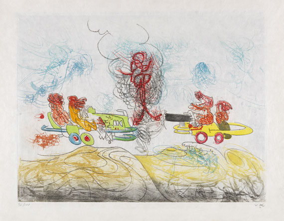 Roberto Sebastian Echaurren Matta - Les Oh-Tomobiles - Weitere Abbildung