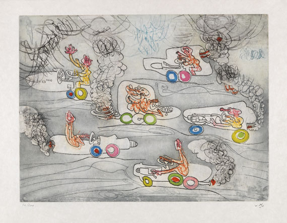 Roberto Sebastian Echaurren Matta - Les Oh-Tomobiles - Weitere Abbildung