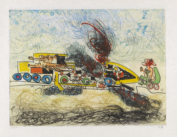 Roberto Sebastian Echaurren Matta - Les Oh-Tomobiles - Weitere Abbildung