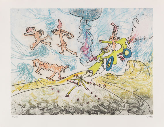 Roberto Sebastian Echaurren Matta - Les Oh-Tomobiles - Weitere Abbildung