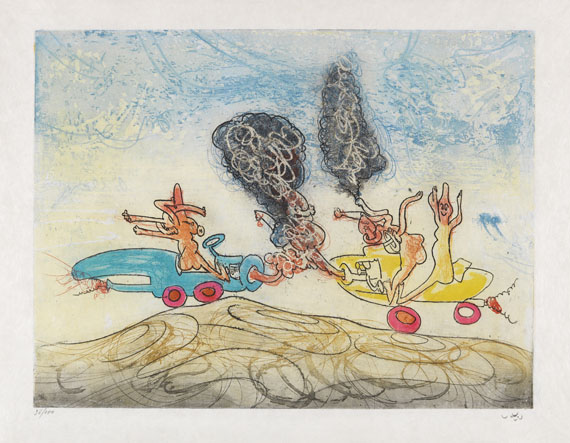 Roberto Sebastian Echaurren Matta - Les Oh-Tomobiles - Weitere Abbildung