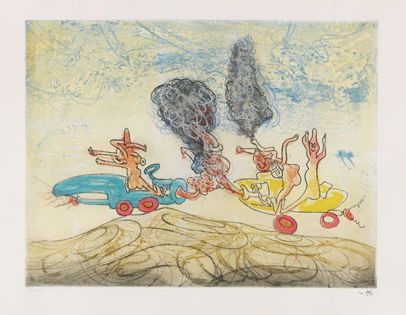 Roberto Sebastian Echaurren Matta - Les Oh-Tomobiles - Weitere Abbildung