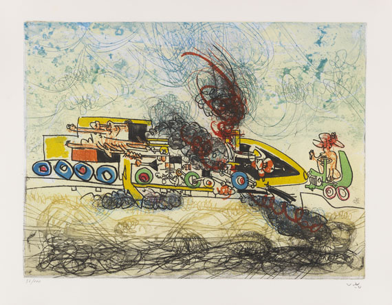 Roberto Sebastian Echaurren Matta - Les Oh-Tomobiles - Weitere Abbildung