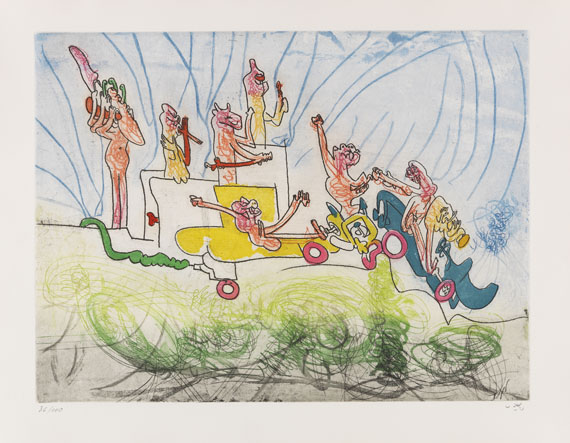 Roberto Sebastian Echaurren Matta - Les Oh-Tomobiles - Weitere Abbildung