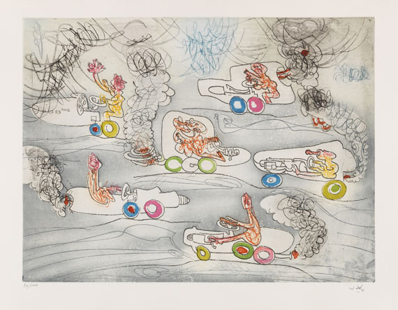 Roberto Sebastian Echaurren Matta - Les Oh-Tomobiles - Weitere Abbildung