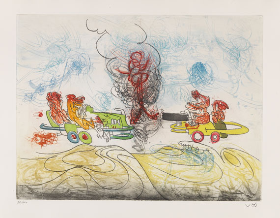 Roberto Sebastian Echaurren Matta - Les Oh-Tomobiles - Weitere Abbildung