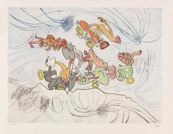 Roberto Sebastian Echaurren Matta - Les Oh-Tomobiles - Weitere Abbildung