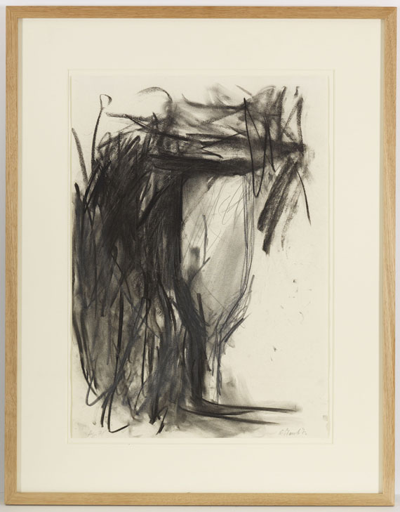 Georg Baselitz - Ohne Titel (Flasche) - Rahmenbild