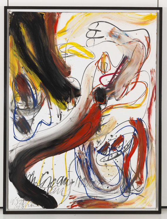 Walter Stöhrer - Ich lebe in meinen Augen, ich esse aus meinen Augen (Hommage à Adonis) - Rahmenbild