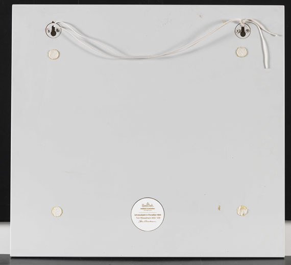 Tom Wesselmann - Rosenthal Wand-Objekt "Seascape" - Rückseite