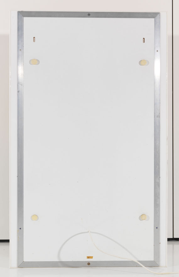 Otto Piene - Leuchtstehle - Rückseite