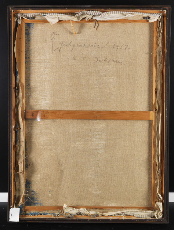 Karl Fred Dahmen - Galgenkasten - Rückseite