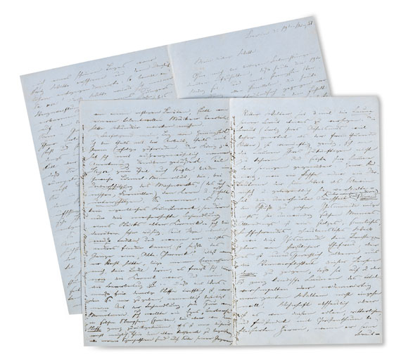 Theodor Fontane - Brief an F. Witte. März 1851