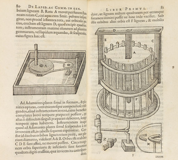 Johann Gottfried Jugel - Sammelband. 3 in 1 Bd. - Horn, Synopsis Metallurgica. - Boetius de Boot, Gemmarum