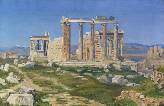 Thorald Læssøe - Der Erechtheion-Tempel auf der Akropolis