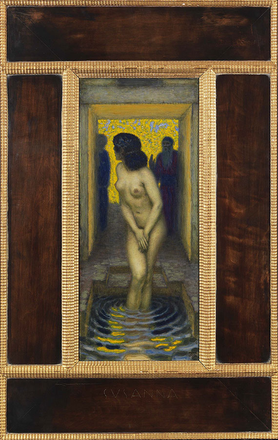 Franz von Stuck - Susanna im Bade - Rahmenbild