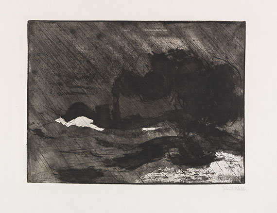 Emil Nolde - Dampfer (Groß Dunkel)