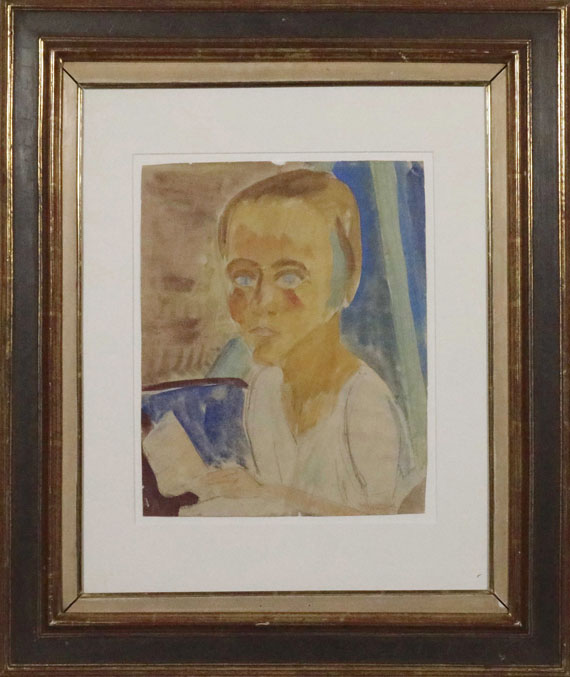 Erich Heckel - Portrait Siddi Heckel - Rahmenbild