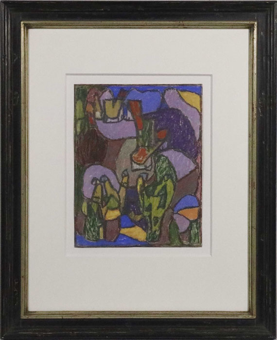 Adolf Hölzel - Ohne Titel (Figuren) - Rahmenbild