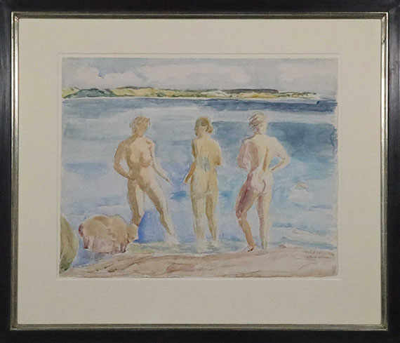 Erich Heckel - Drei Frauen am Meer - Rahmenbild