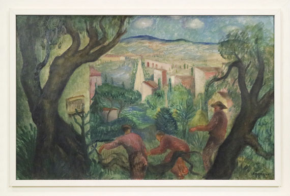 Josef Eberz - Sommertag in der Campagna - Rahmenbild