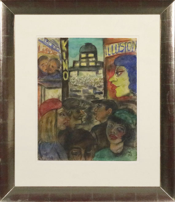 Bruno Voigt - Nebenstraße - Rahmenbild