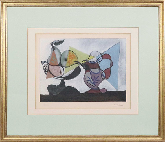 Pablo Picasso - Nature morte aux poires et au pichet (Still Life with Pears and Pitcher) - Rahmenbild