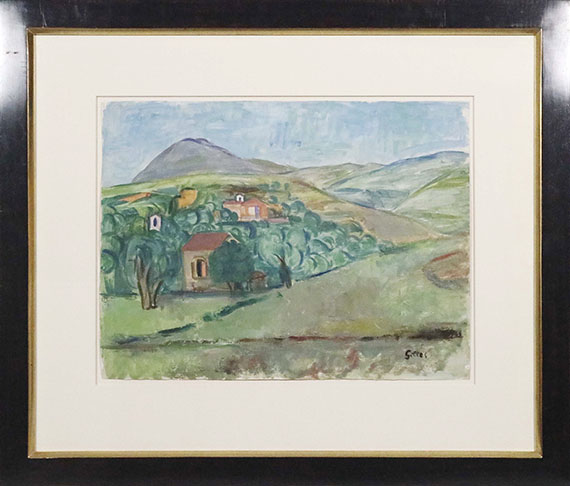 Werner Gilles - Ischialandschaft - Rahmenbild