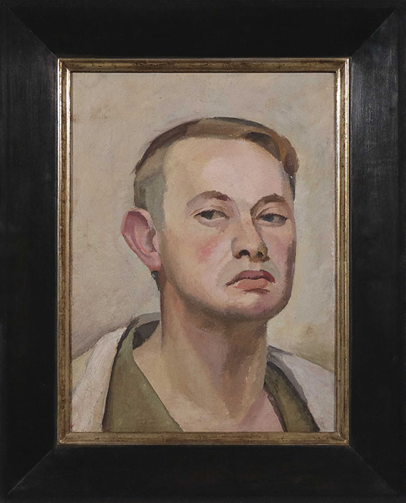 Karl Tratt - Selbstbildnis - Rahmenbild