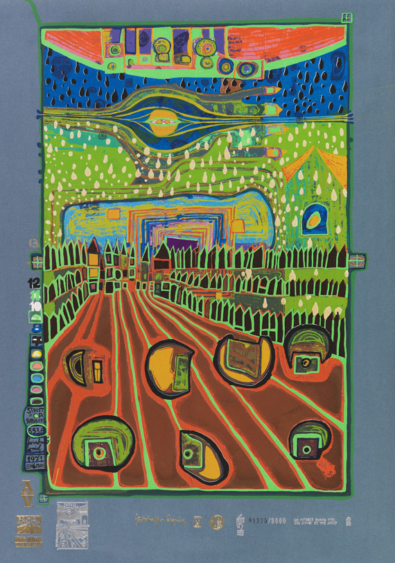 Friedensreich Hundertwasser - Regentag