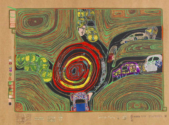 Friedensreich Hundertwasser - Regentag