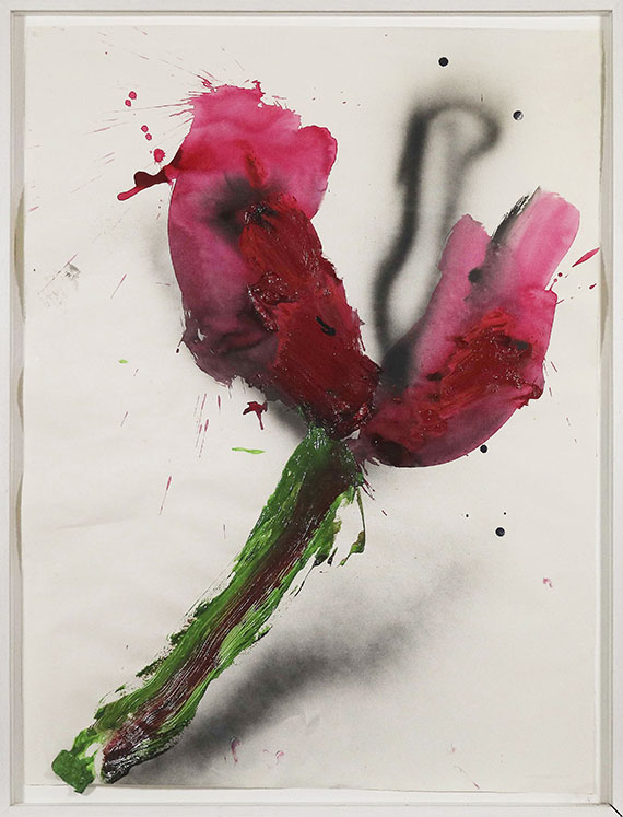 Dieter Krieg - Ohne Titel (Tulpe) - Rahmenbild