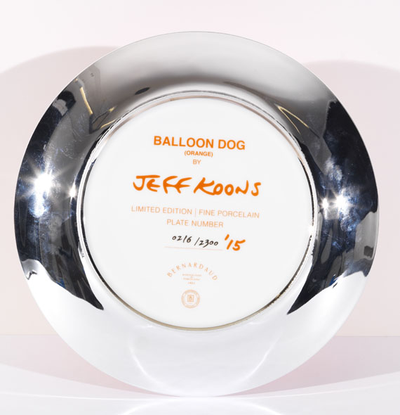 Jeff Koons - Balloon Dog (Orange) - Rückseite
